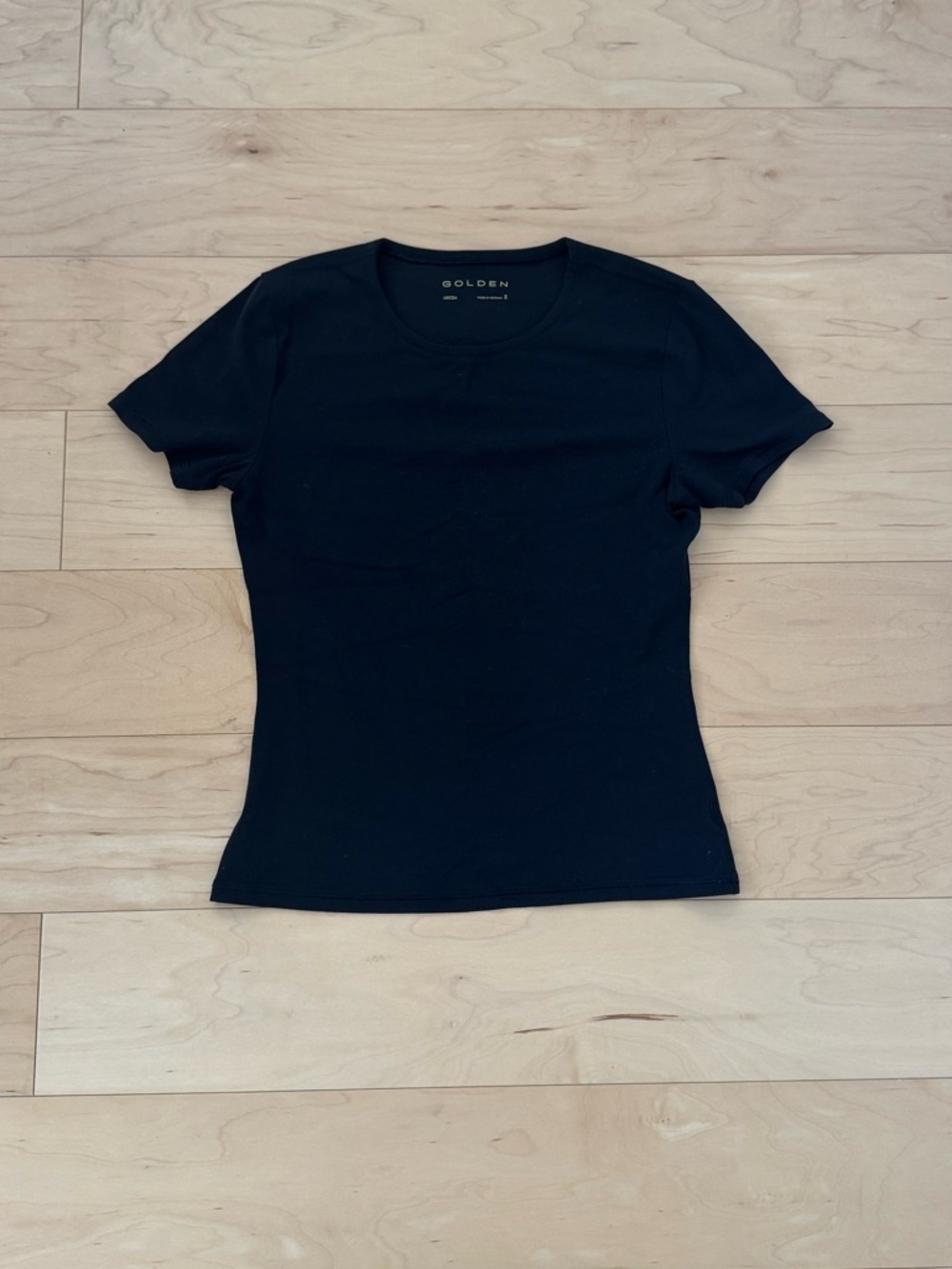 Golden butter workout tee